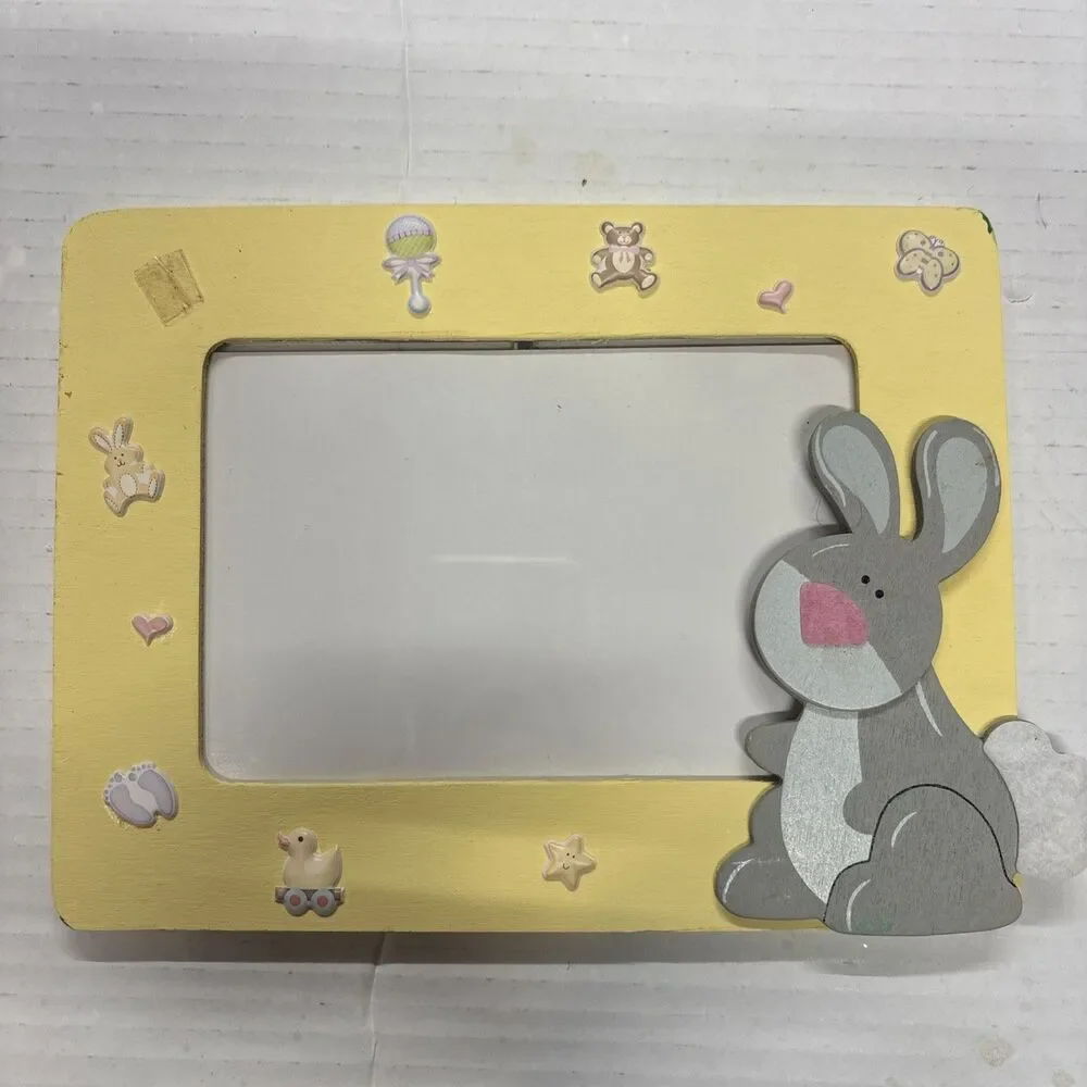 Lot of 14 Hand Painted Decorative Wooden Kids Picture Frames Princess Friends